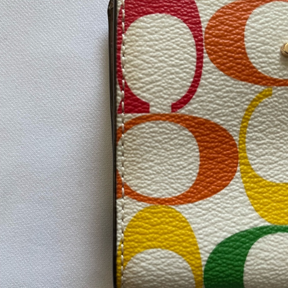 Coach Colorful Patterned Wallet - Picture 6 of 6